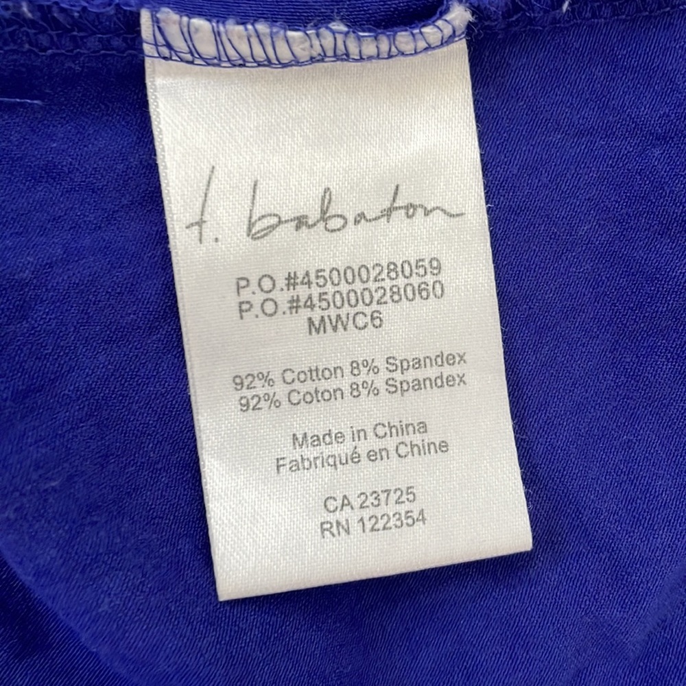 Babaton aritzia blue top (deep back opening) - Picture 4 of 4